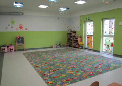 Wnętrza sal i kuchnia